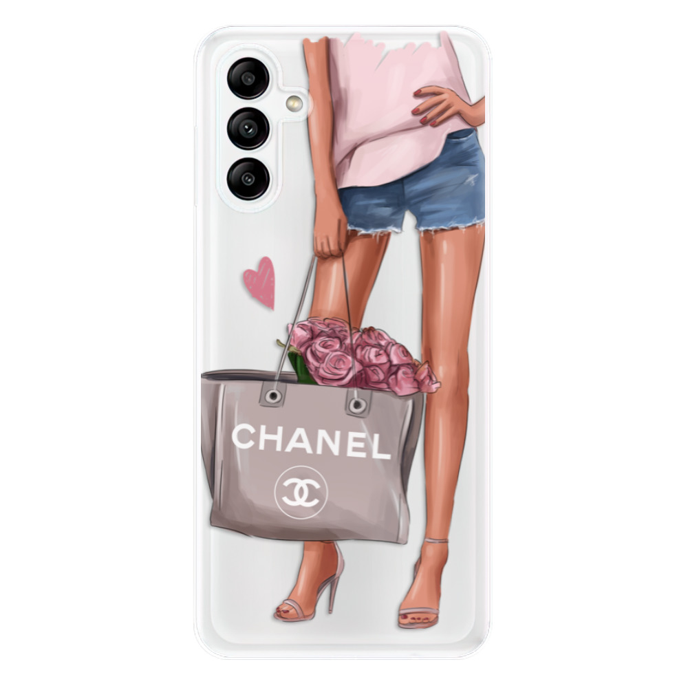Odolné silikónové puzdro iSaprio - Fashion Bag - Samsung Galaxy A04s
