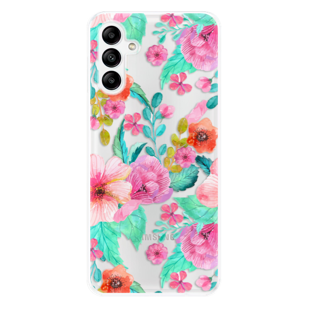 Odolné silikónové puzdro iSaprio - Flower Pattern 01 - Samsung Galaxy A04s