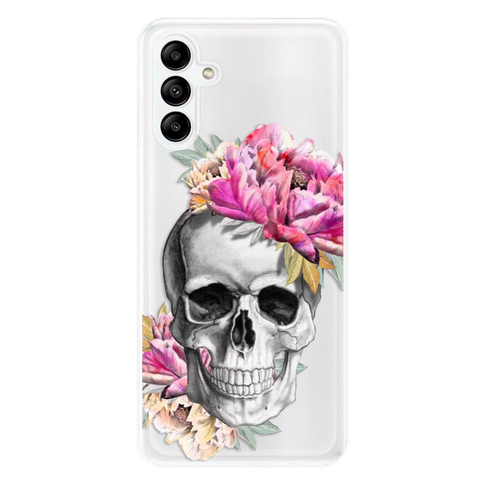 Odolné silikónové puzdro iSaprio - Pretty Skull - Samsung Galaxy A04s