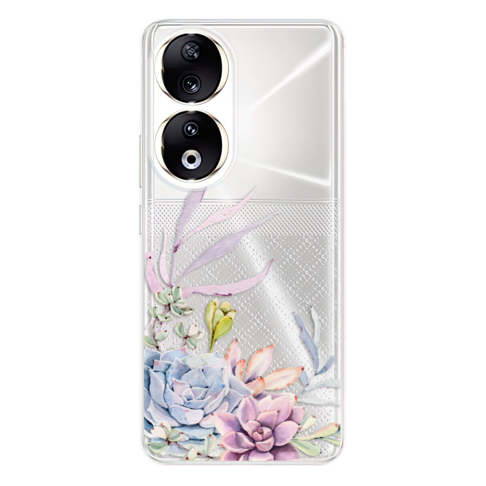 Odolné silikónové puzdro iSaprio - Succulent 01 - Honor 90 5G