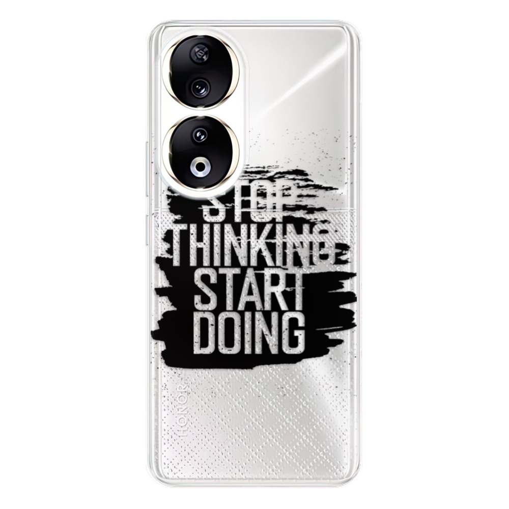 Odolné silikónové puzdro iSaprio - Start Doing - black - Honor 90 5G