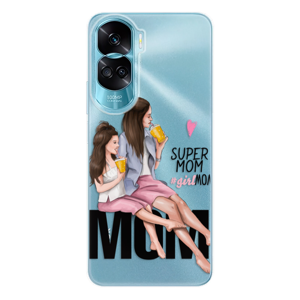 Odolné silikónové puzdro iSaprio - Milk Shake - Brunette - Honor 90 Lite 5G