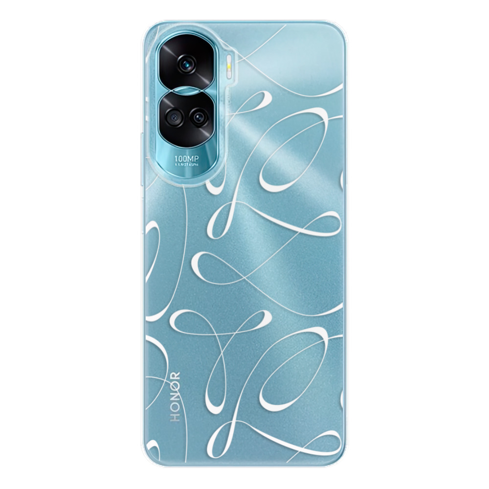 Odolné silikónové puzdro iSaprio - Fancy - white - Honor 90 Lite 5G