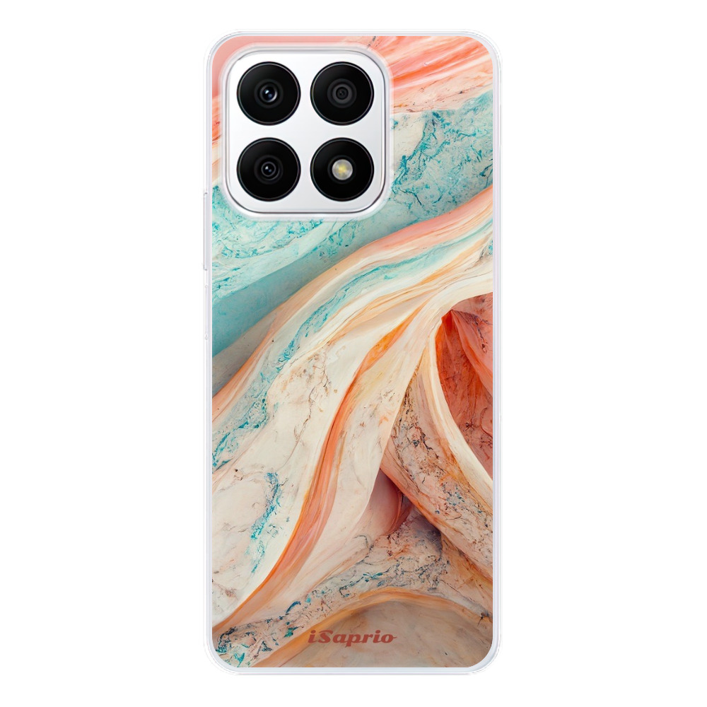Odolné silikónové puzdro iSaprio - Orange and Blue - Honor X8a