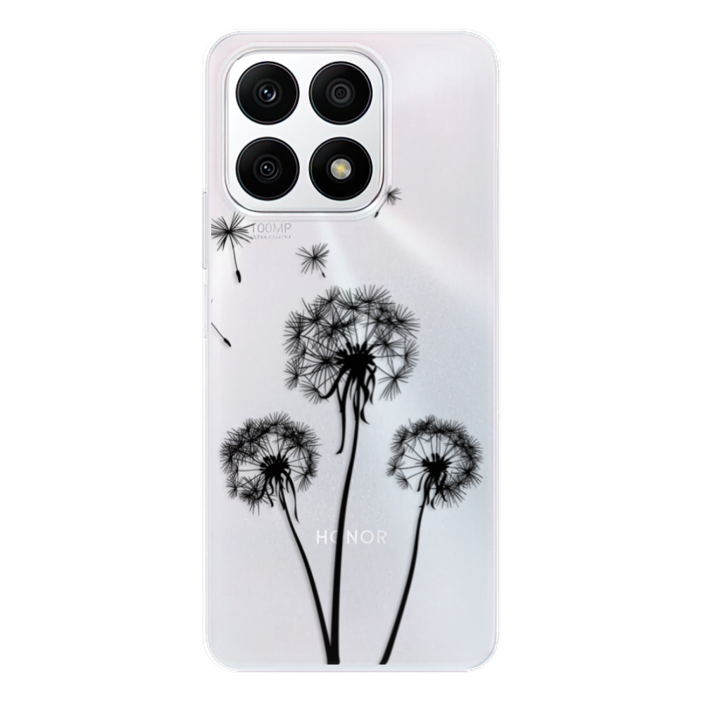 Odolné silikónové puzdro iSaprio - Three Dandelions - black - Honor X8a