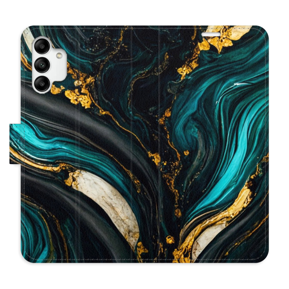 Flipové puzdro iSaprio - Dark Paint - Samsung Galaxy A04s