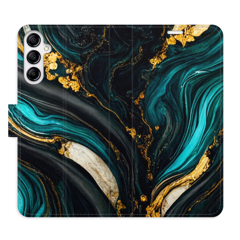 Flipové puzdro iSaprio - Dark Paint - Samsung Galaxy A14 / A14 5G