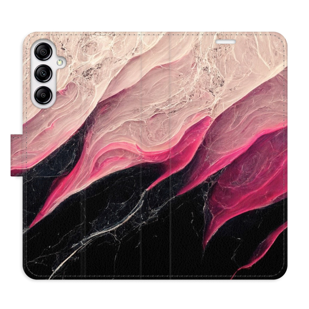 Flipové puzdro iSaprio - BlackPink Marble - Samsung Galaxy A14 / A14 5G