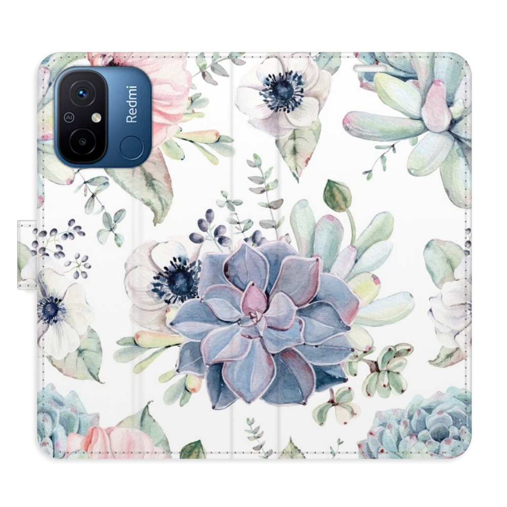 Flipové puzdro iSaprio - Succulents - Xiaomi Redmi 12C