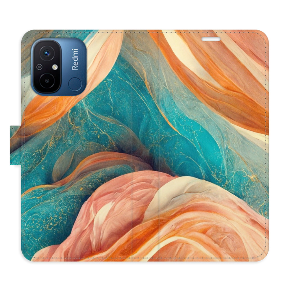 Flipové puzdro iSaprio - Blue and Orange - Xiaomi Redmi 12C