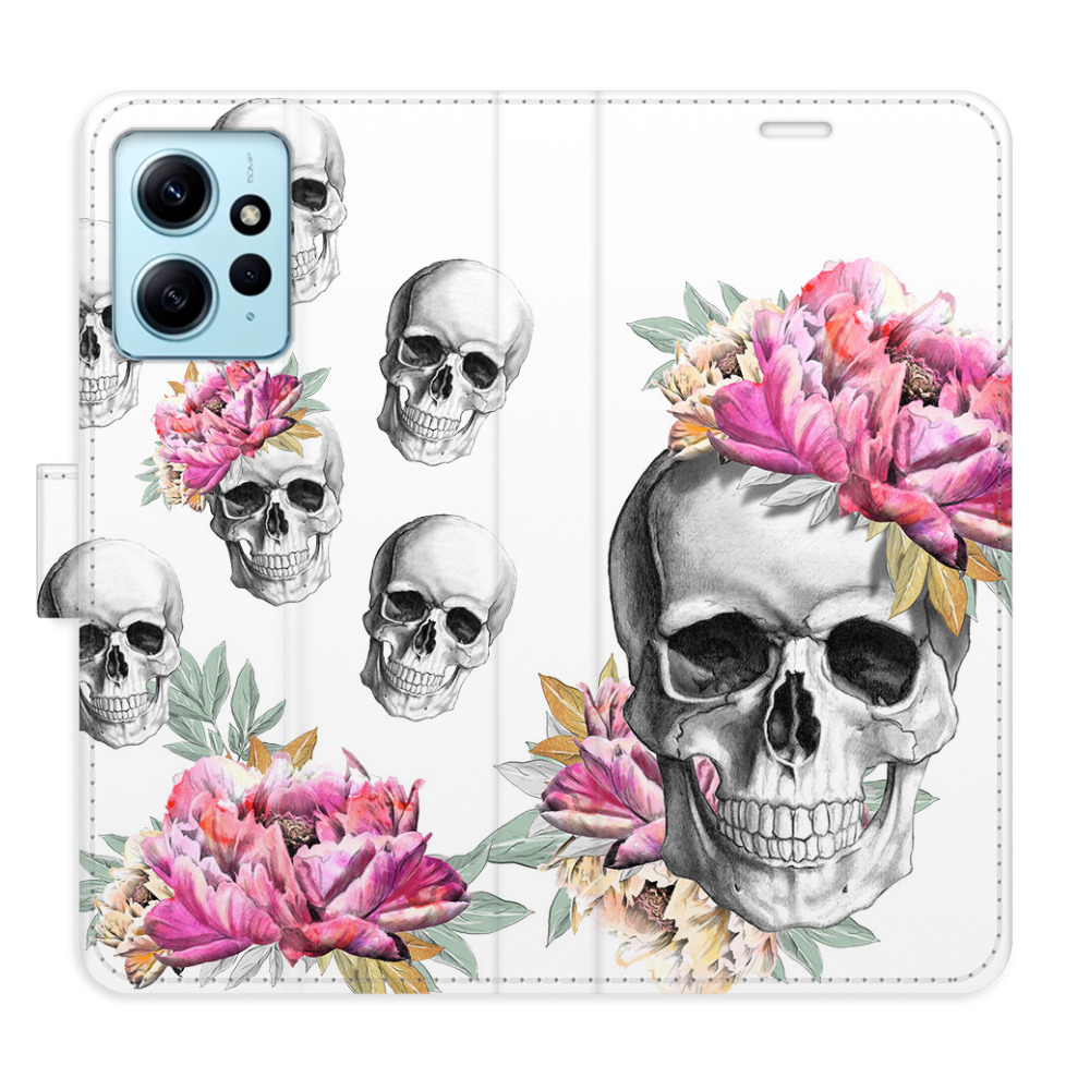 Flipové puzdro iSaprio - Crazy Skull - Xiaomi Redmi Note 12 5G