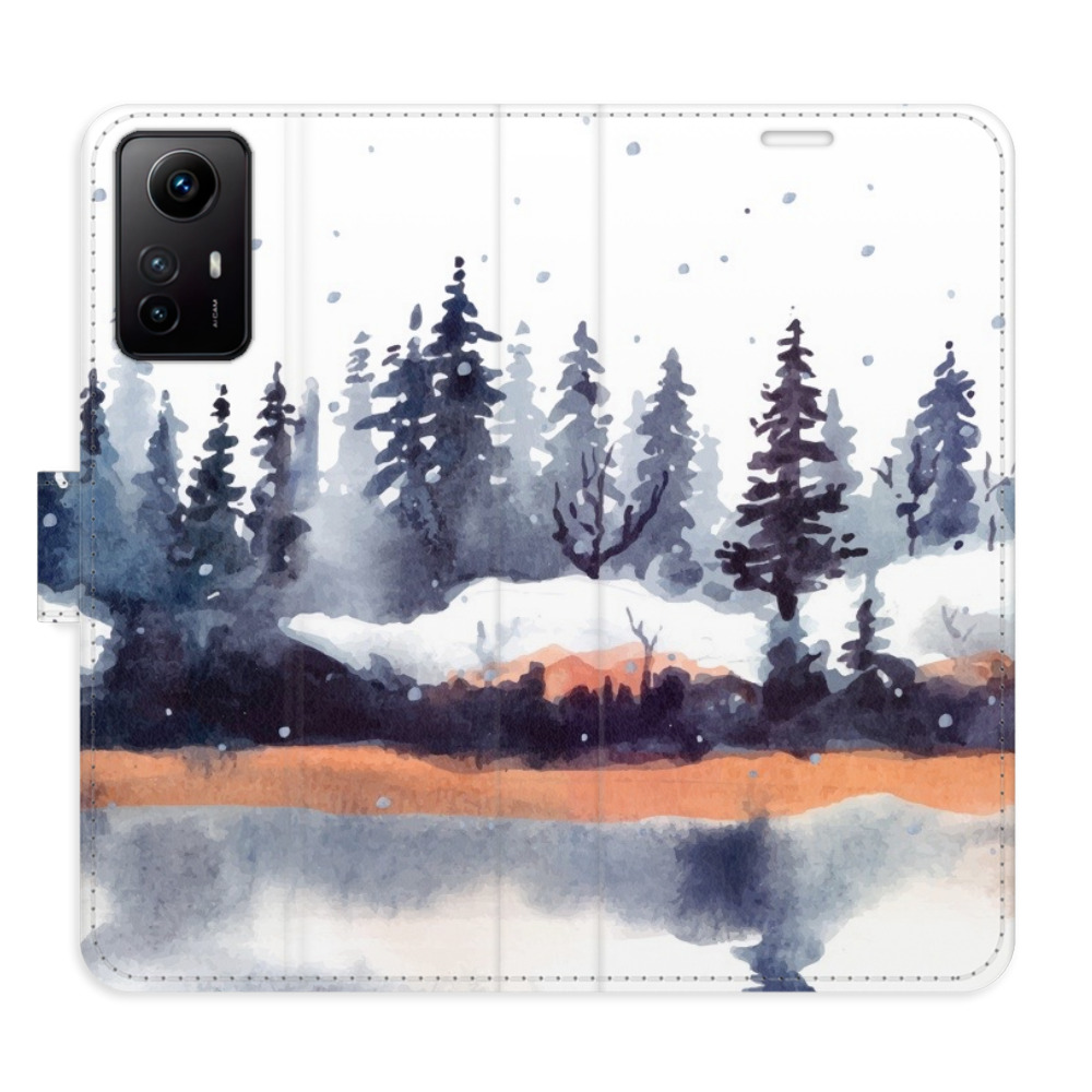 Flipové puzdro iSaprio - Winter 02 - Xiaomi Redmi Note 12S
