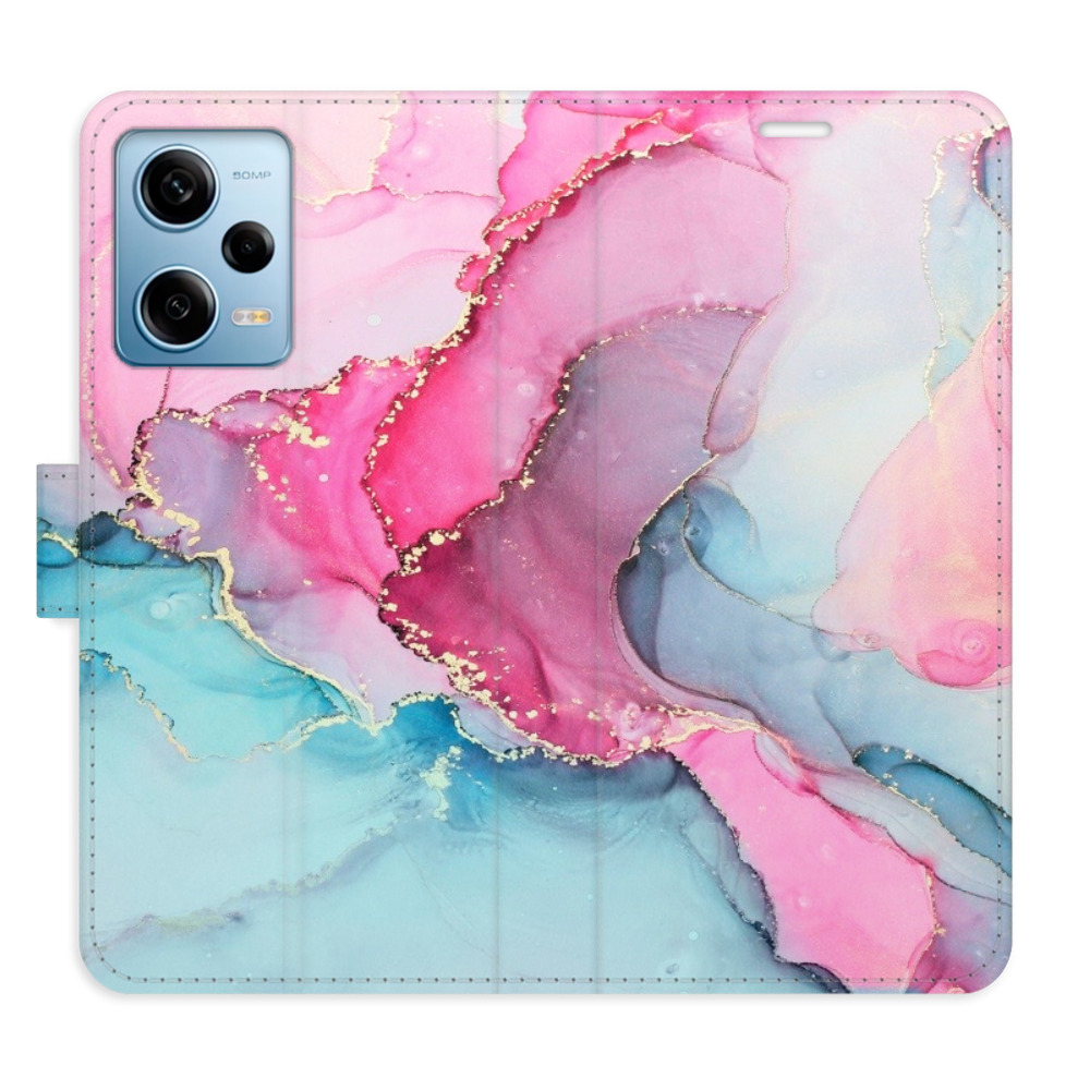Flipové puzdro iSaprio - PinkBlue Marble - Xiaomi Redmi Note 12 Pro 5G / Poco X5 Pro 5G