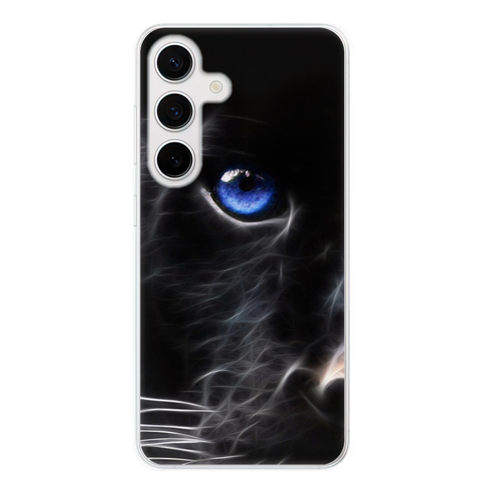 Odolné silikónové puzdro iSaprio - Black Puma - Samsung Galaxy S24