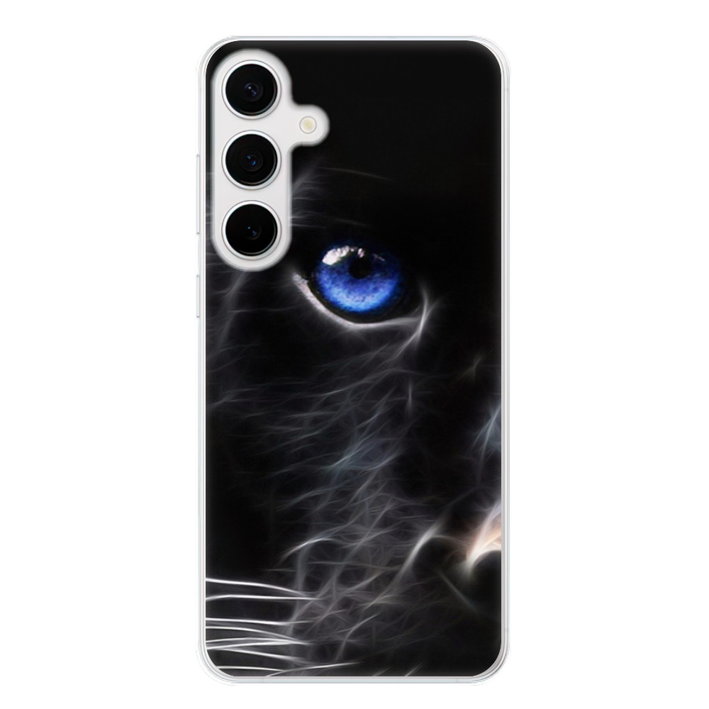 Odolné silikónové puzdro iSaprio - Black Puma - Samsung Galaxy S24+