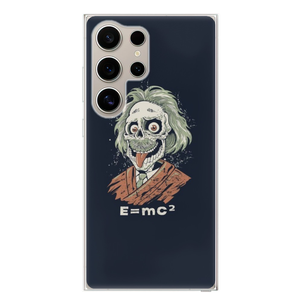Odolné silikónové puzdro iSaprio - Einstein 01 - Samsung Galaxy S24 Ultra