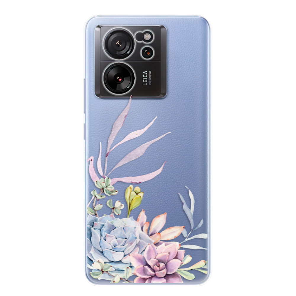 Odolné silikónové puzdro iSaprio - Succulent 01 - Xiaomi 13T / 13T Pro