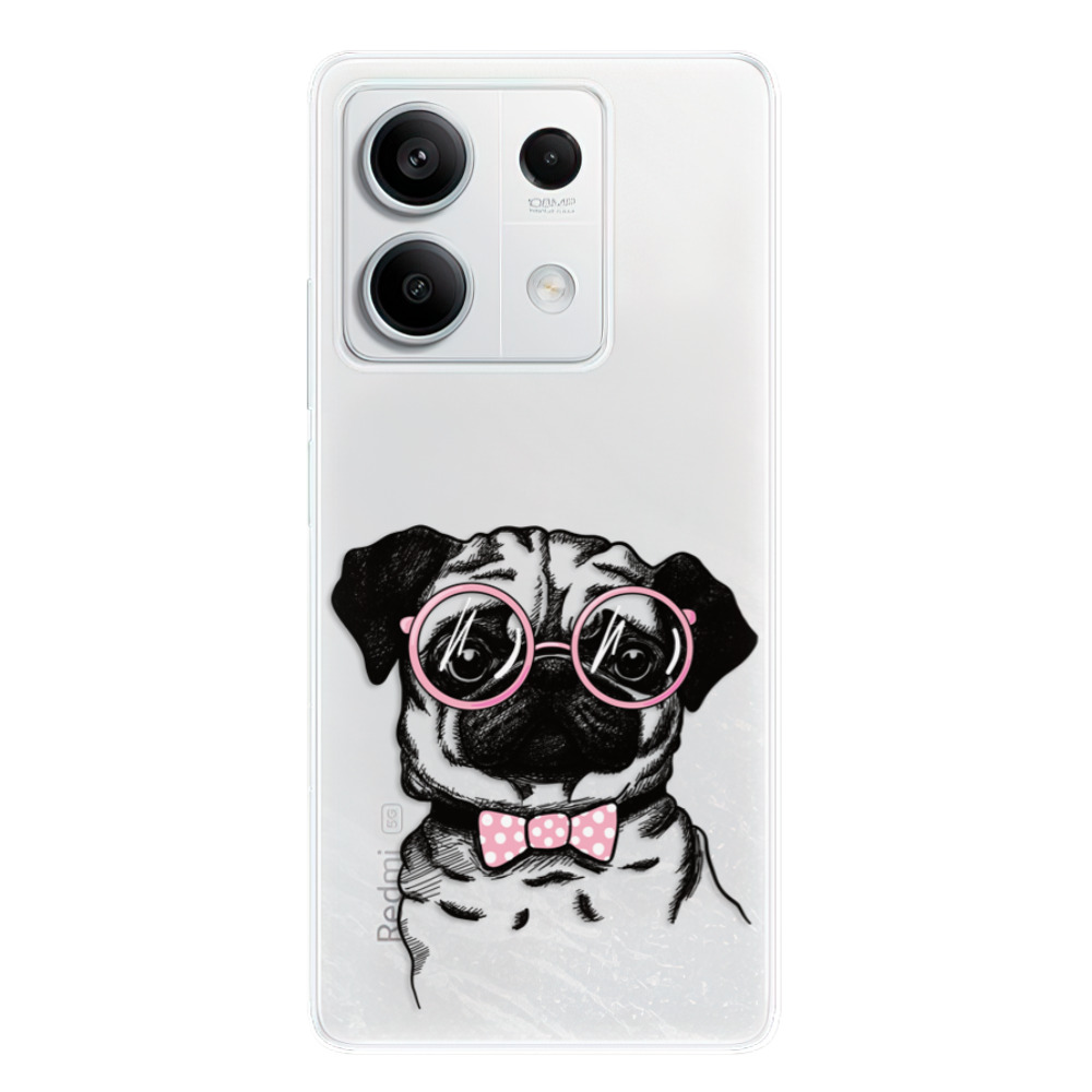 Odolné silikónové puzdro iSaprio - The Pug - Xiaomi Redmi Note 13 5G