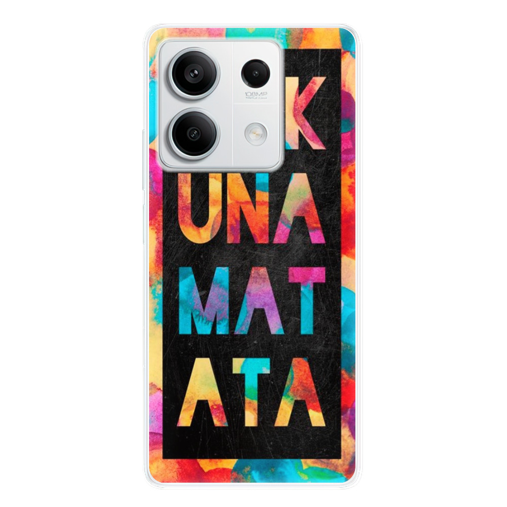 Odolné silikónové puzdro iSaprio - Hakuna Matata 01 - Xiaomi Redmi Note 13 5G