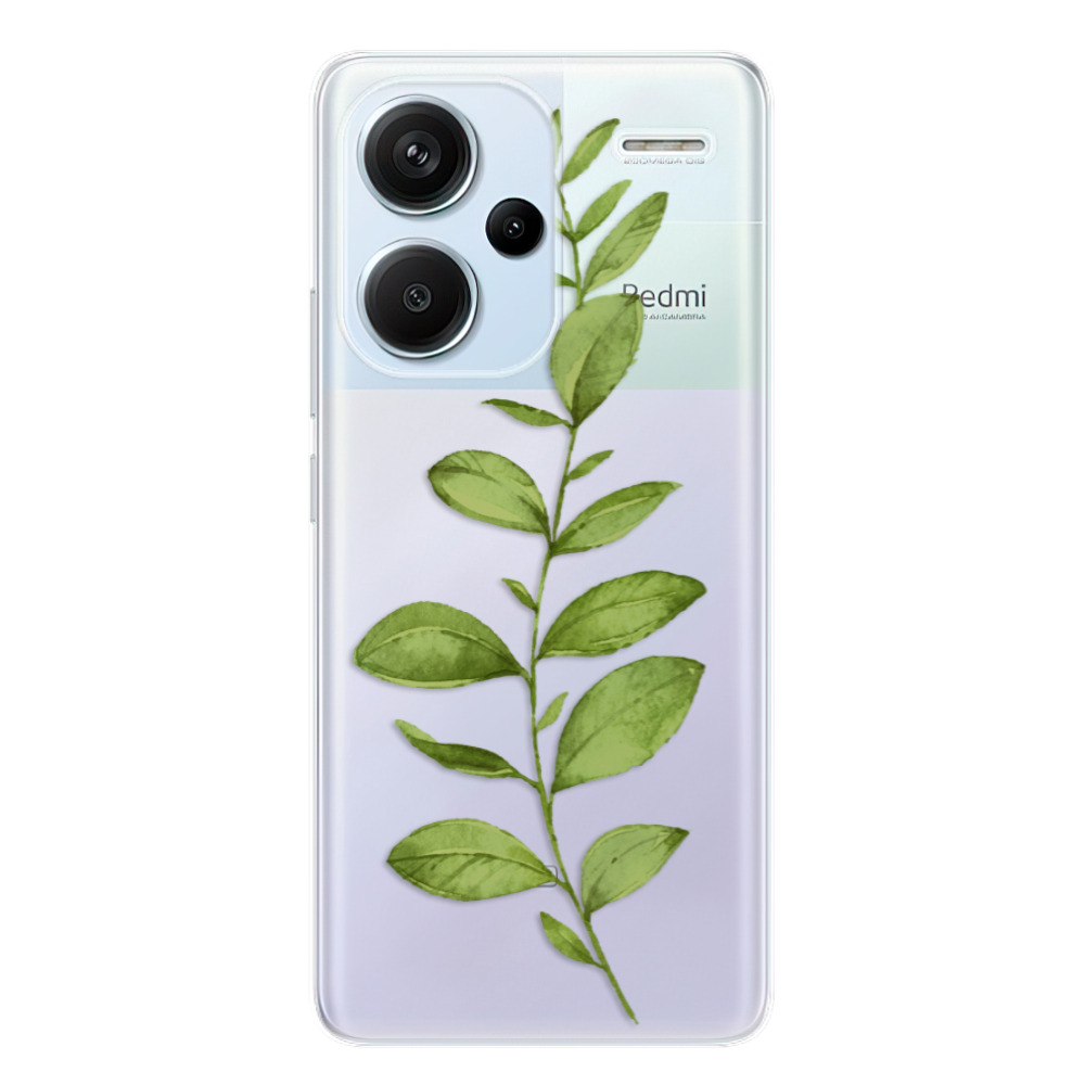 Odolné silikónové puzdro iSaprio - Green Plant 01 - Xiaomi Redmi Note 13 Pro+ 5G