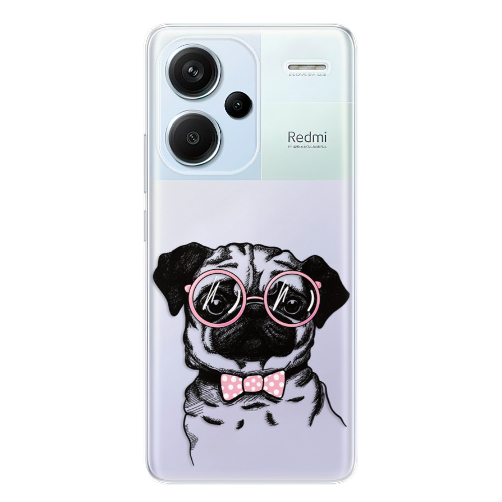 Odolné silikónové puzdro iSaprio - The Pug - Xiaomi Redmi Note 13 Pro+ 5G