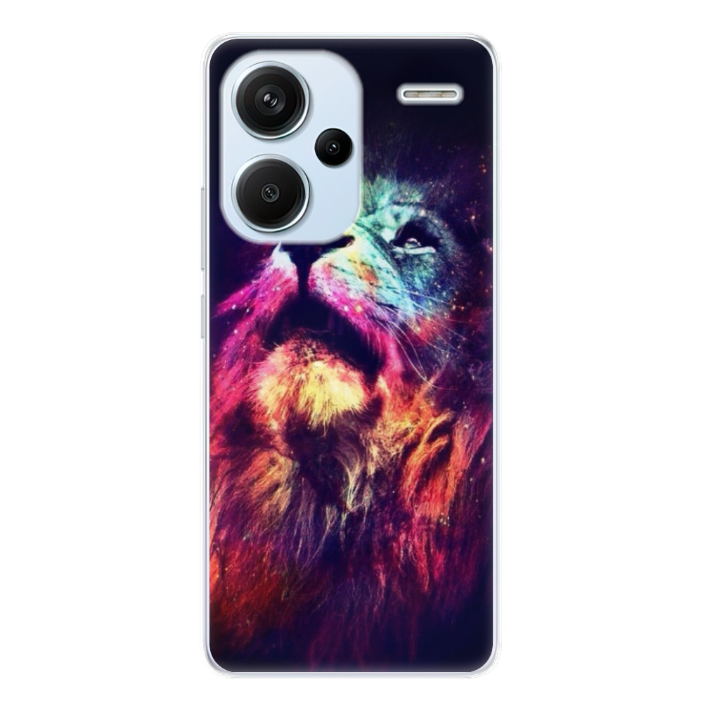 Odolné silikónové puzdro iSaprio - Lion in Colors - Xiaomi Redmi Note 13 Pro+ 5G