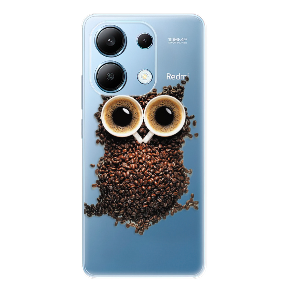 Odolné silikónové puzdro iSaprio - Owl And Coffee - Xiaomi Redmi Note 13