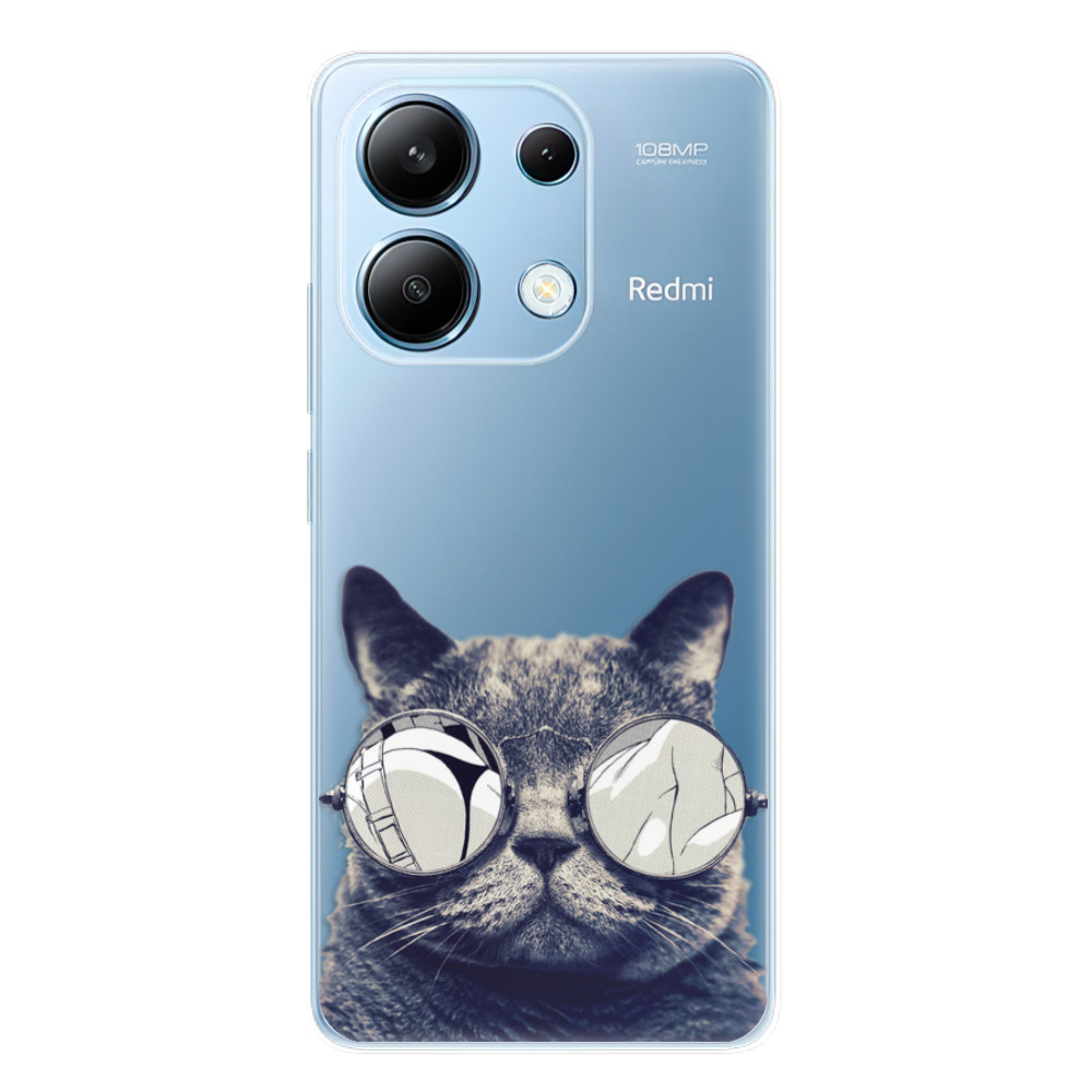 Odolné silikónové puzdro iSaprio - Crazy Cat 01 - Xiaomi Redmi Note 13
