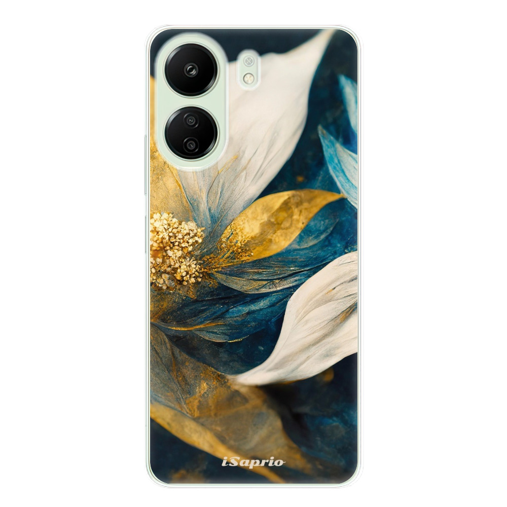 Odolné silikónové puzdro iSaprio - Gold Petals - Xiaomi Redmi 13C