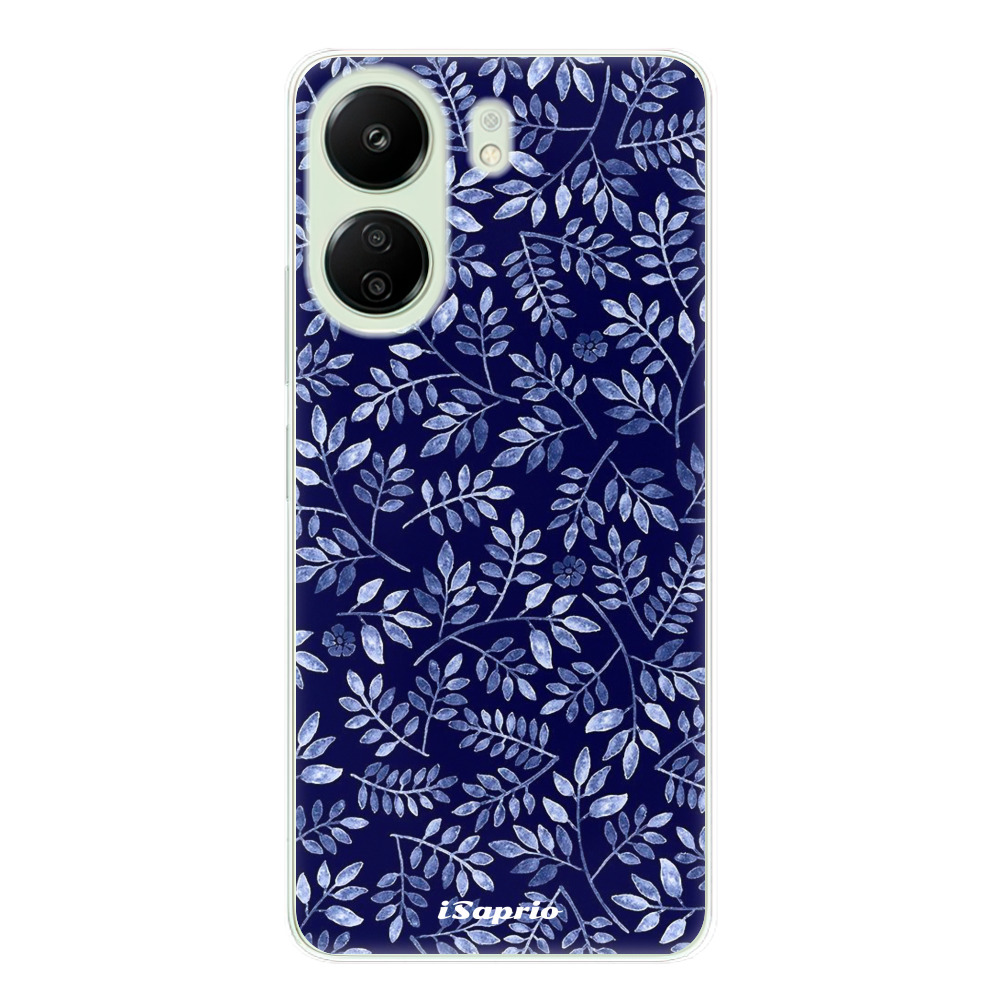 Odolné silikónové puzdro iSaprio - Blue Leaves 05 - Xiaomi Redmi 13C