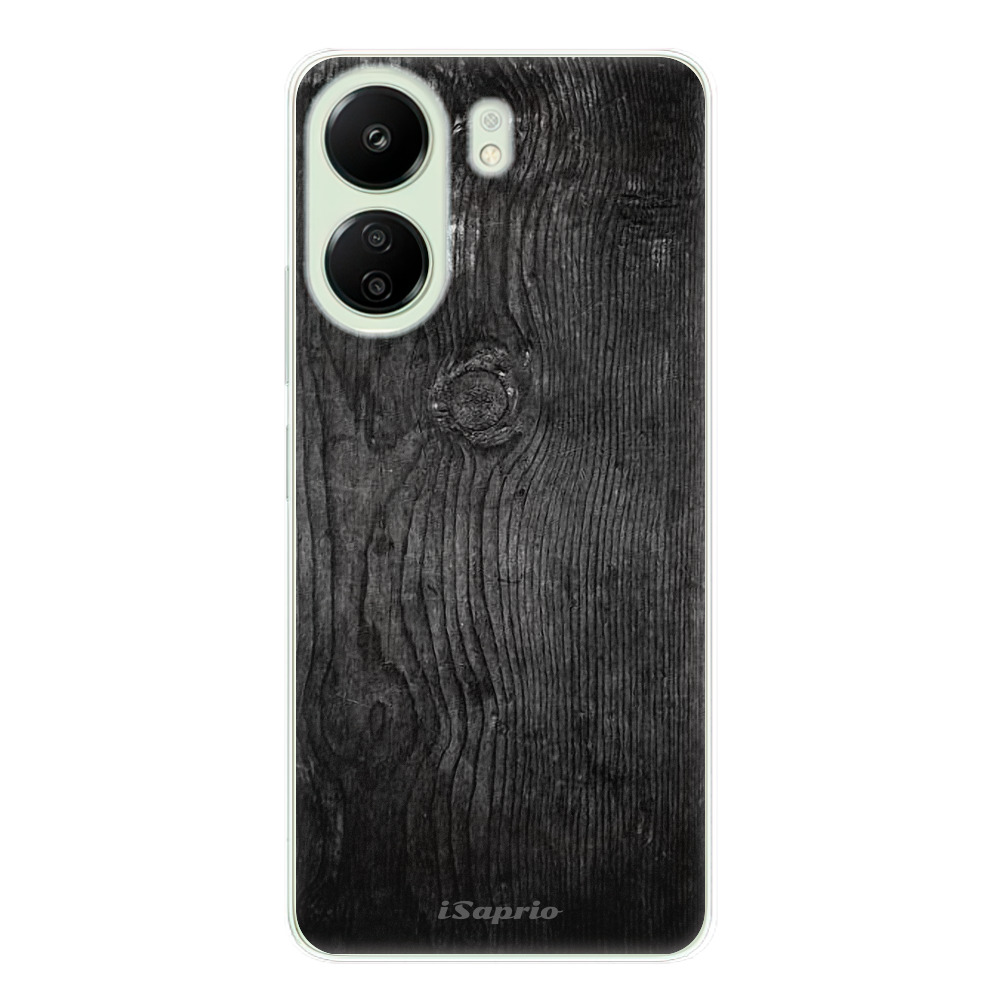 Odolné silikónové puzdro iSaprio - Black Wood 13 - Xiaomi Redmi 13C