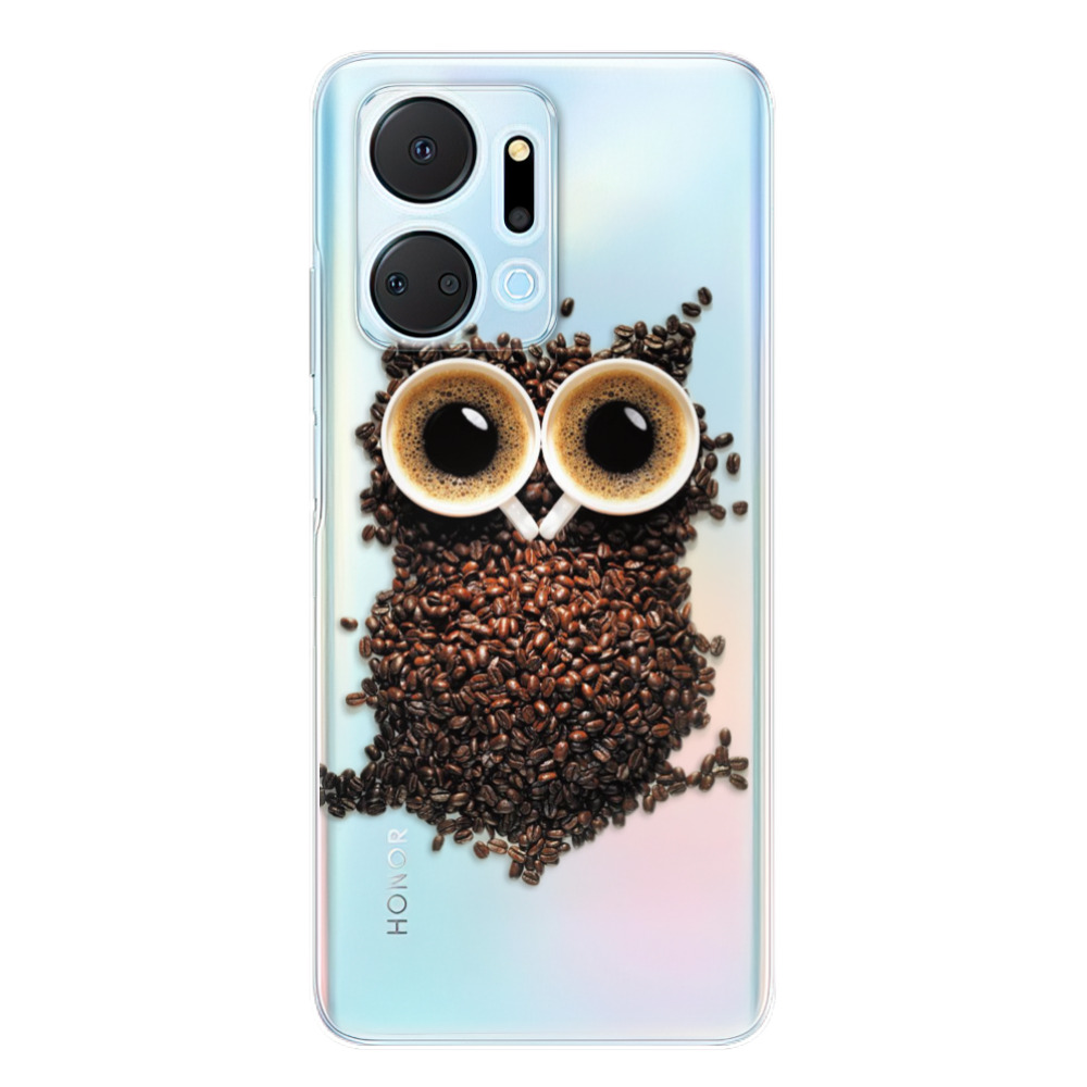 Odolné silikónové puzdro iSaprio - Owl And Coffee - Honor X7a