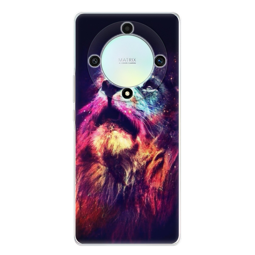 Odolné silikónové puzdro iSaprio - Lion in Colors - Honor Magic5 Lite 5G