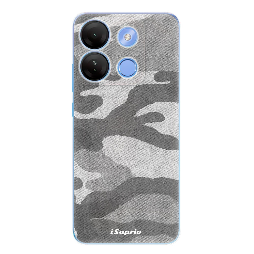 Odolné silikónové puzdro iSaprio - Gray Camuflage 02 - Infinix Smart 7