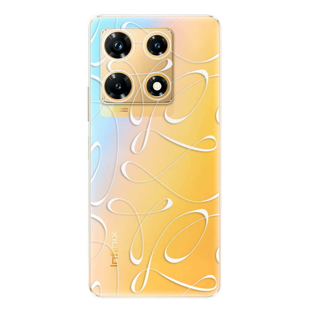Odolné silikónové puzdro iSaprio - Fancy - white - Infinix Note 30 PRO