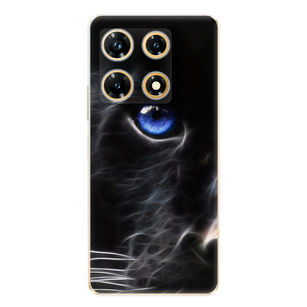 Odolné silikónové puzdro iSaprio - Black Puma - Infinix Note 30 PRO