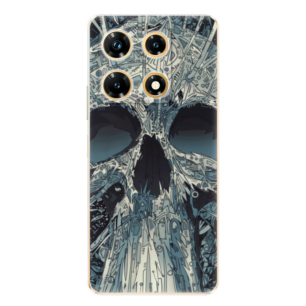 Odolné silikónové puzdro iSaprio - Abstract Skull - Infinix Note 30 PRO