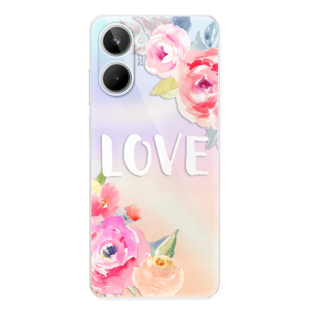 Odolné silikónové puzdro iSaprio - Love - Realme 10