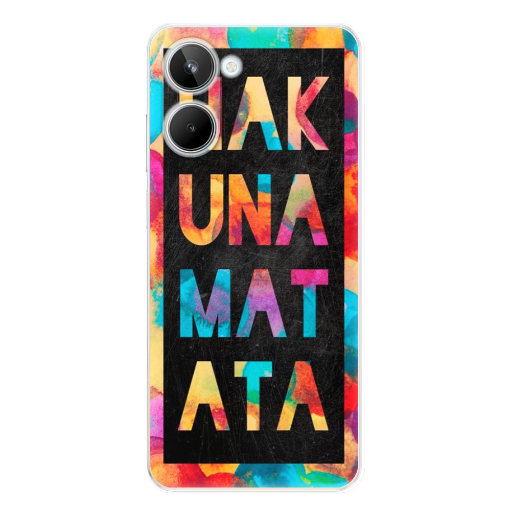 Odolné silikónové puzdro iSaprio - Hakuna Matata 01 - Realme 10
