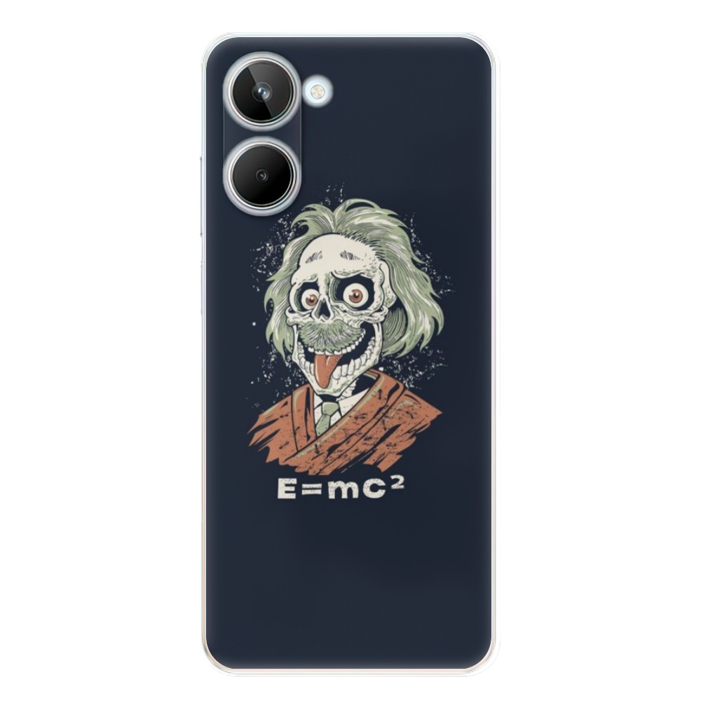Odolné silikónové puzdro iSaprio - Einstein 01 - Realme 10