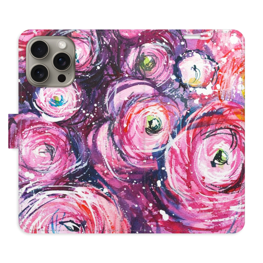 Flipové puzdro iSaprio - Retro Paint 02 - iPhone 15 Pro Max