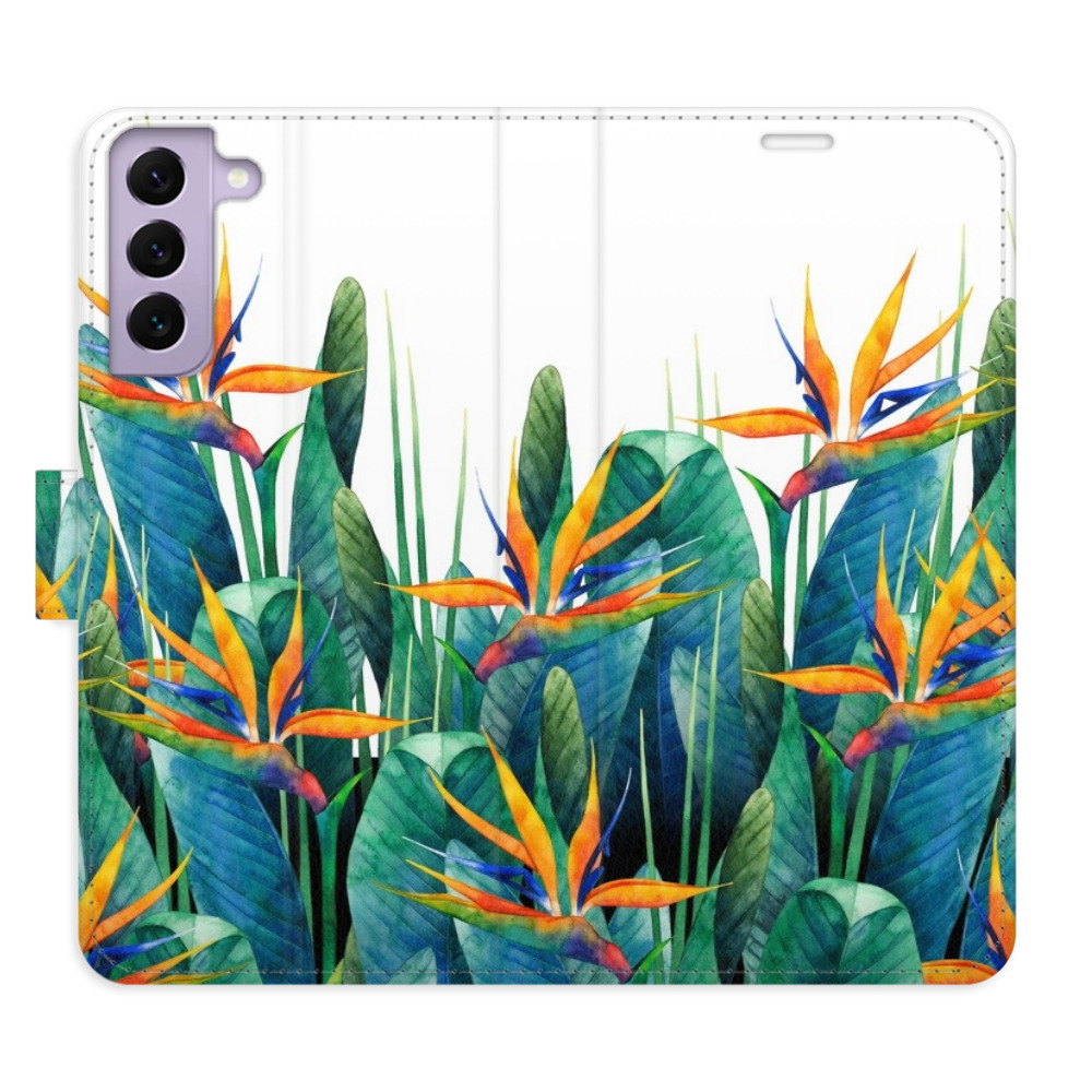 Flipové puzdro iSaprio - Exotic Flowers 02 - Samsung Galaxy S22 5G