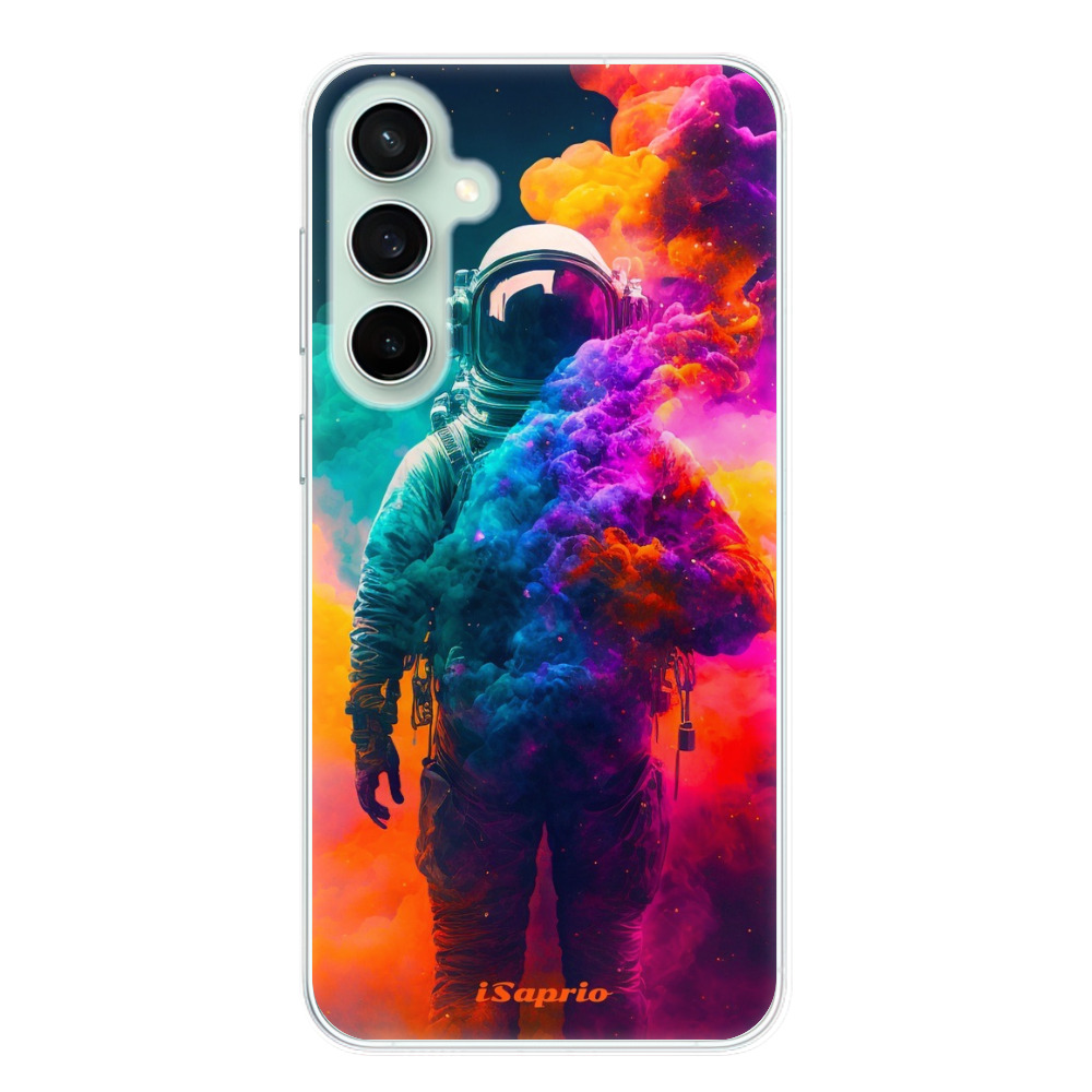 Odolné silikónové puzdro iSaprio - Astronaut in Colors - Samsung Galaxy S23 FE