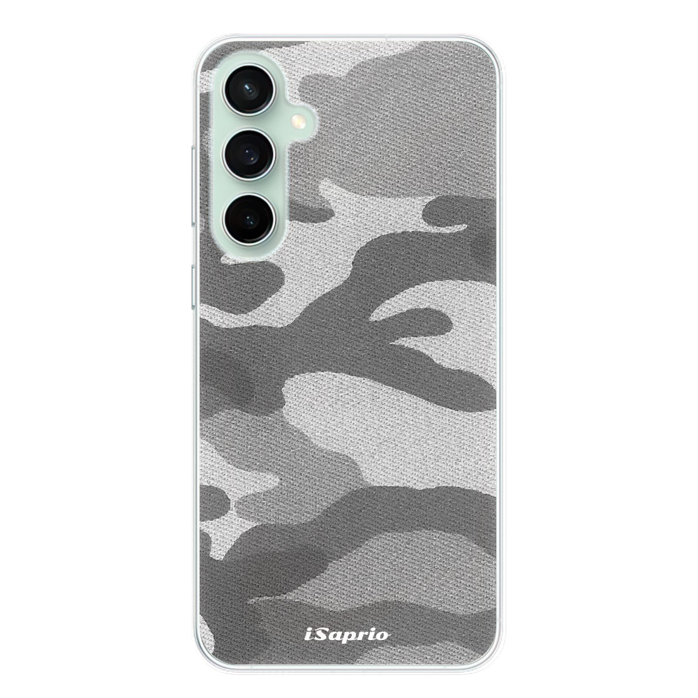 Odolné silikónové puzdro iSaprio - Gray Camuflage 02 - Samsung Galaxy S23 FE