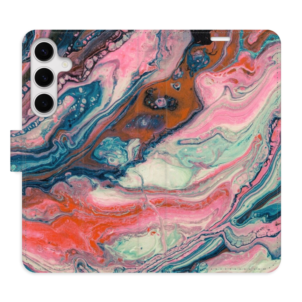 Flipové puzdro iSaprio - Retro Paint - Samsung Galaxy S24+