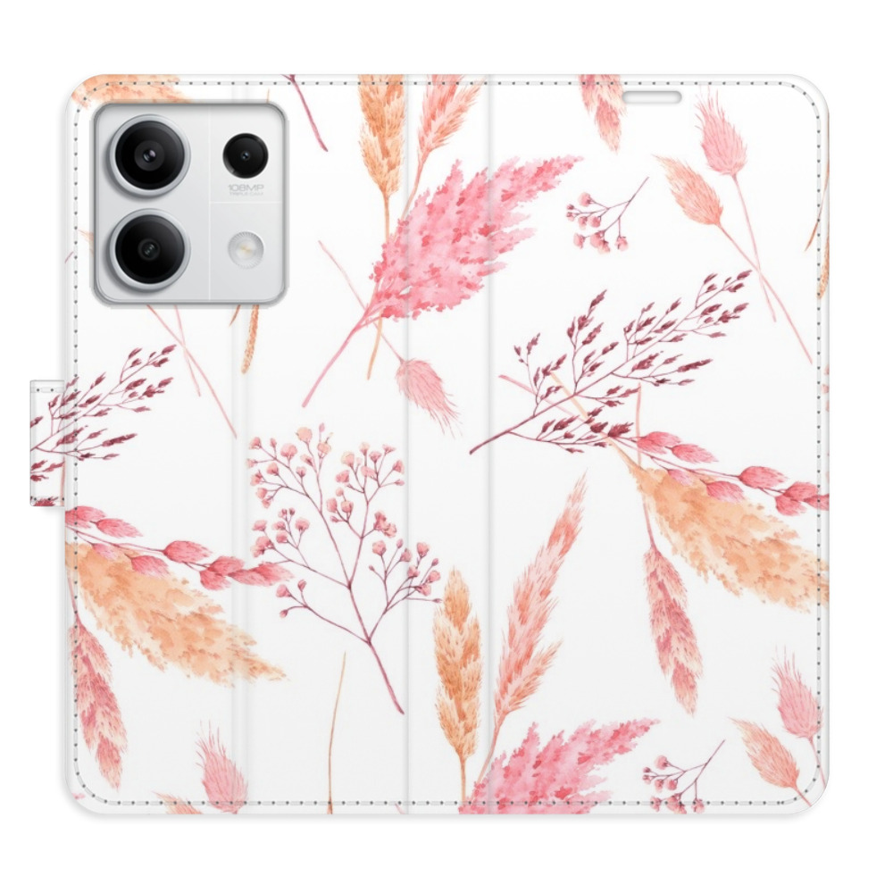 Flipové puzdro iSaprio - Ornamental Flowers - Xiaomi Redmi Note 13 5G