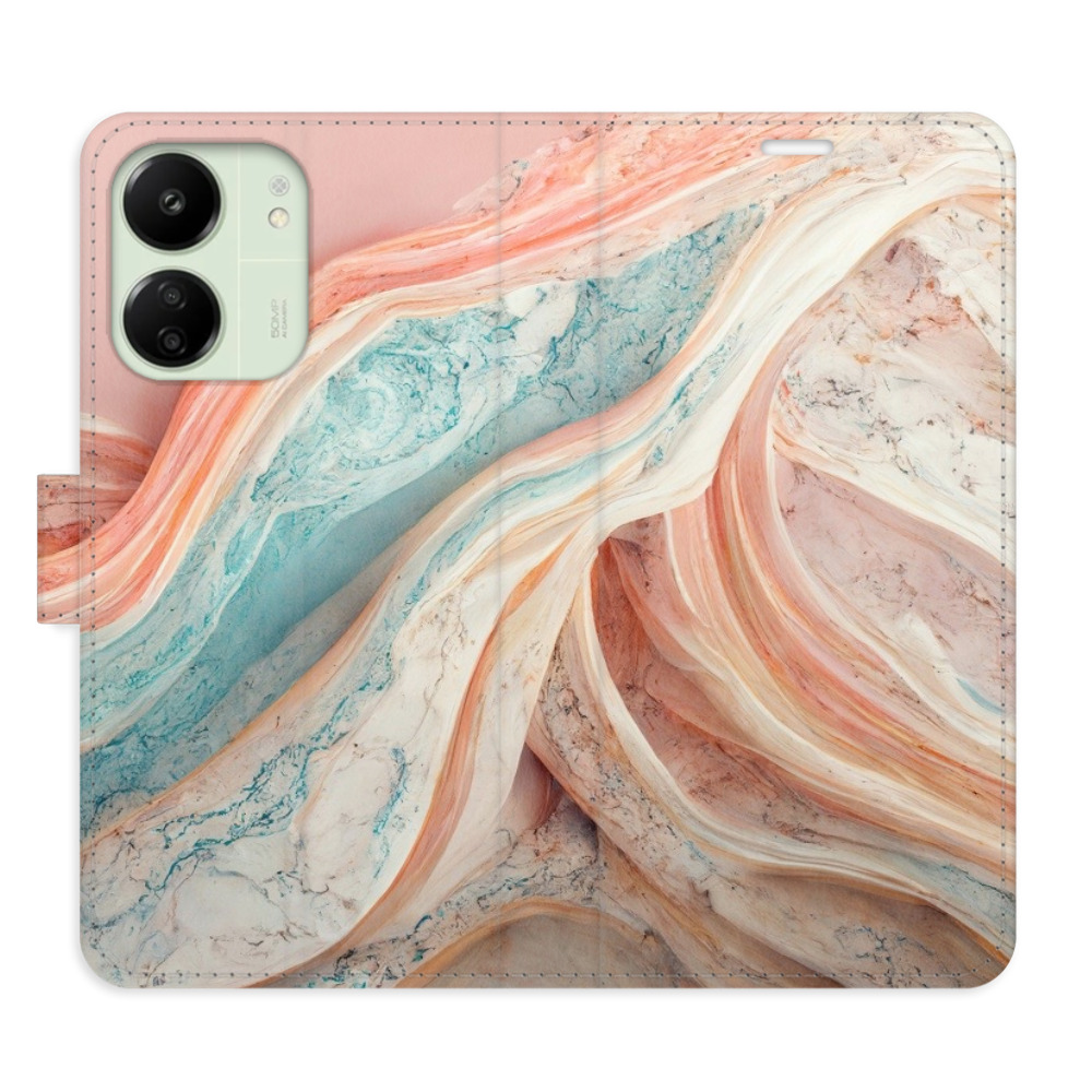 Flipové puzdro iSaprio - Colour Marble - Xiaomi Redmi 13C
