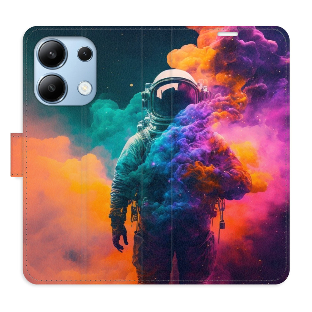 Flipové puzdro iSaprio - Astronaut in Colours 02 - Xiaomi Redmi Note 13