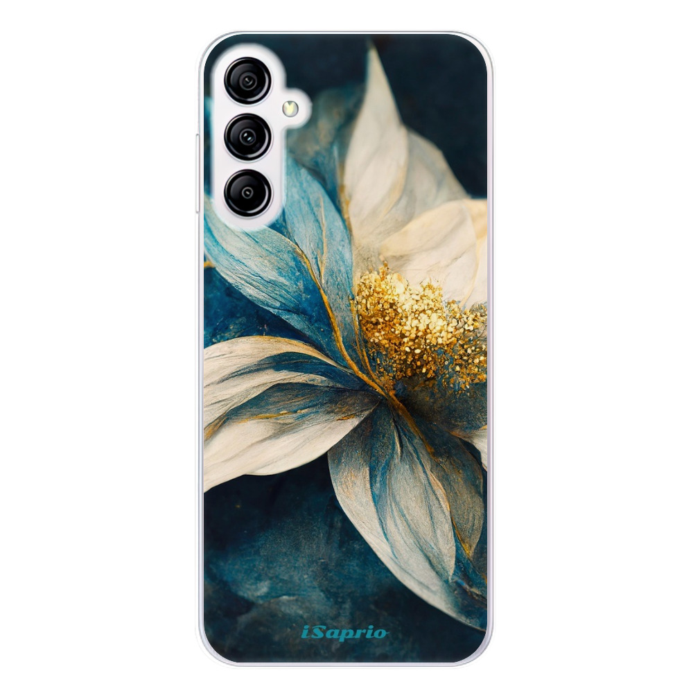 Odolné silikónové puzdro iSaprio - Blue Petals - Samsung Galaxy A14 / A14 5G