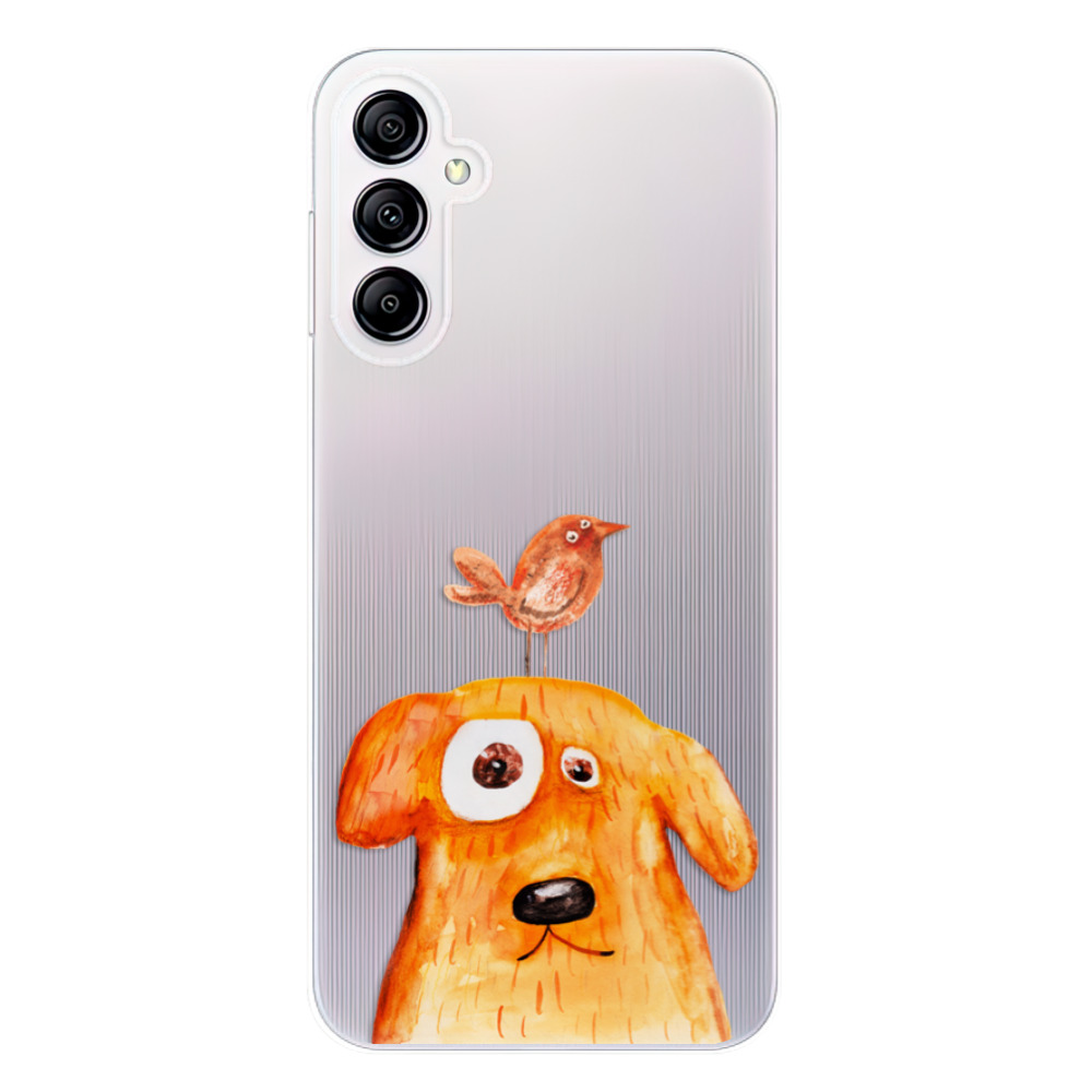 Odolné silikónové puzdro iSaprio - Dog And Bird - Samsung Galaxy A14 / A14 5G